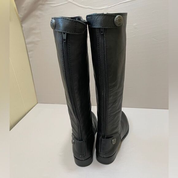 NEW WITHOUT TAGS ARTURO CHIANG RIDING BOOTS IN BLACK LEATHER - Picture 6 of 9